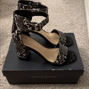 Tommy Hilfiger Snakeskin Satine2 Heels